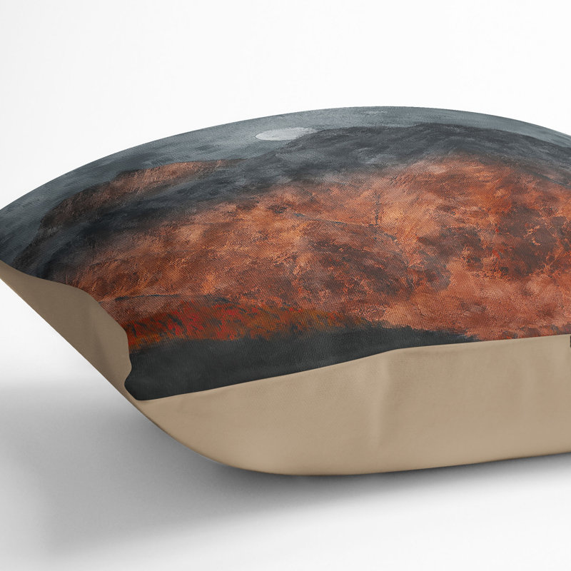 Square Throw Cushion, Stone, 40cm H x 40cm W x 15cm D