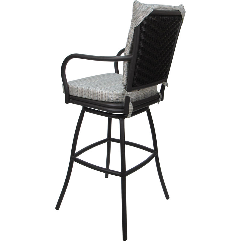 Plaisir naturel avec accoudoirs, Gris, 26"