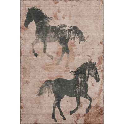 Premium Machine Washable Varroville AMF1717 Animal Rug