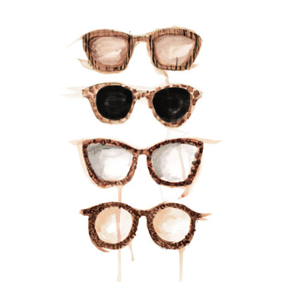 Spice Tone Sunglasses - Painting Print