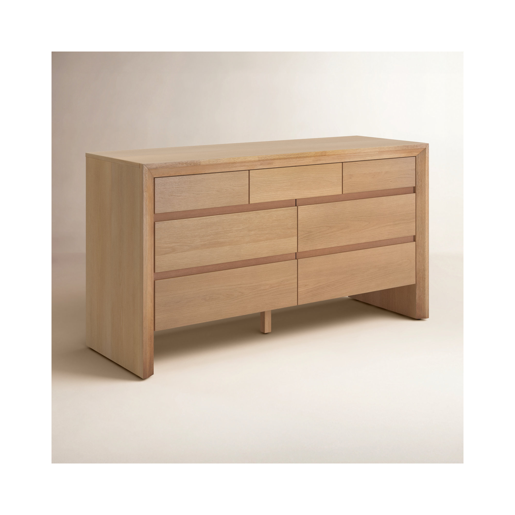Wyat 7 Drawer Dresser, Natural