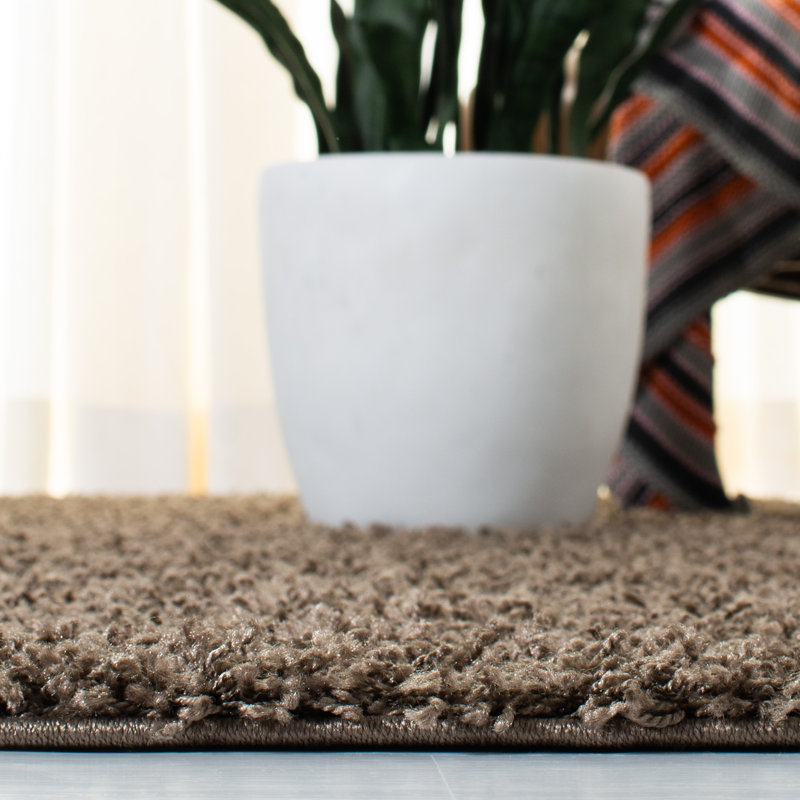 Gabriola Sga-Athens Shag Performance Solid Color Rug, Runner 2'3" x 8'