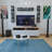 Floating Wall Shelves Set Of 5 - Video Game And Media Storage Organizer - No Assembly Required - Versatile Mounting Options For Dvds, Cds, Collectibles And Home Decor
