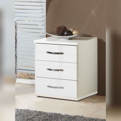 45cm W Manufactured Wood Bedside Table