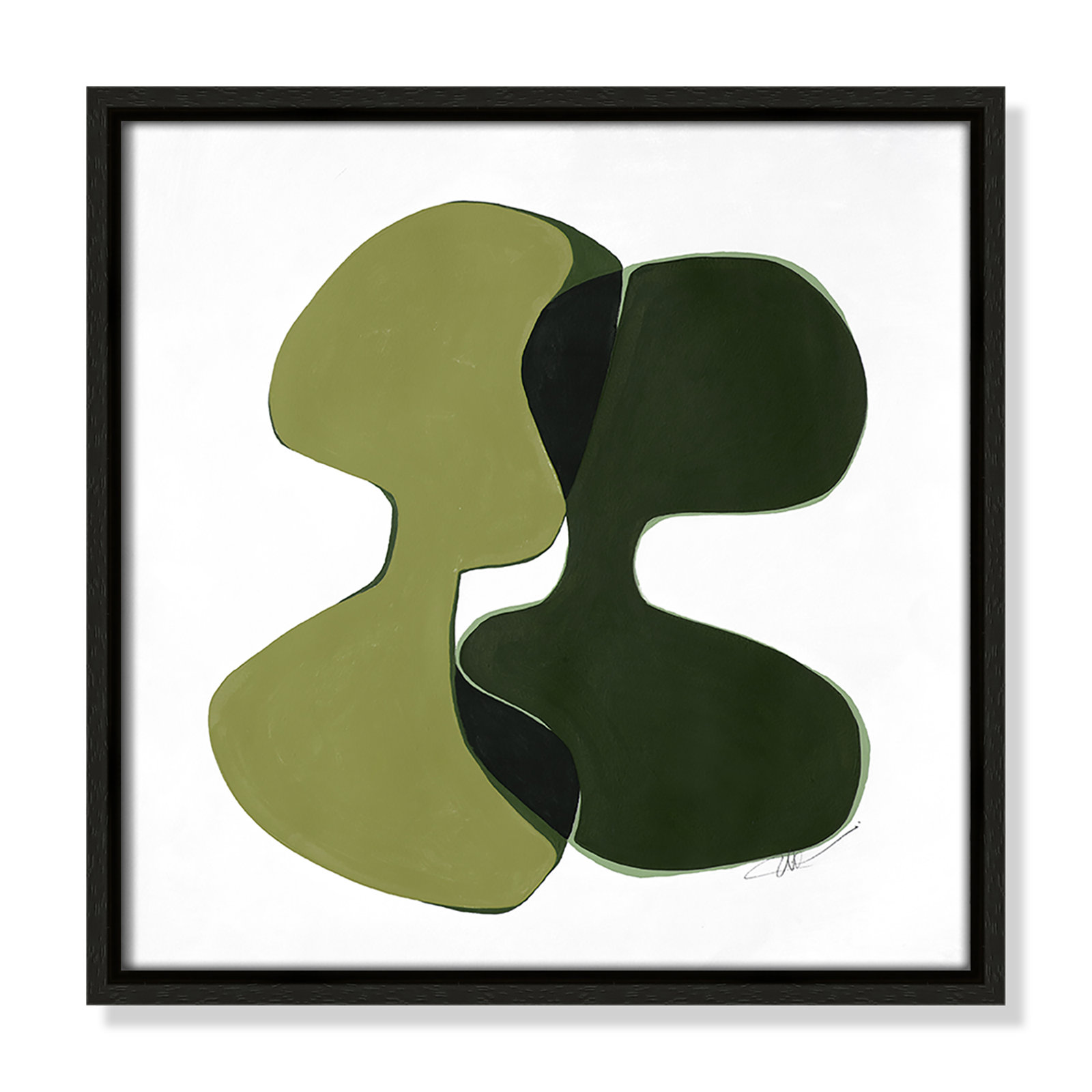 Unity I Print by , Espresso, 13.5" H x 13.5" W