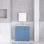 Meuble-lavabo 30 po avec lavabo en céramique-114234802