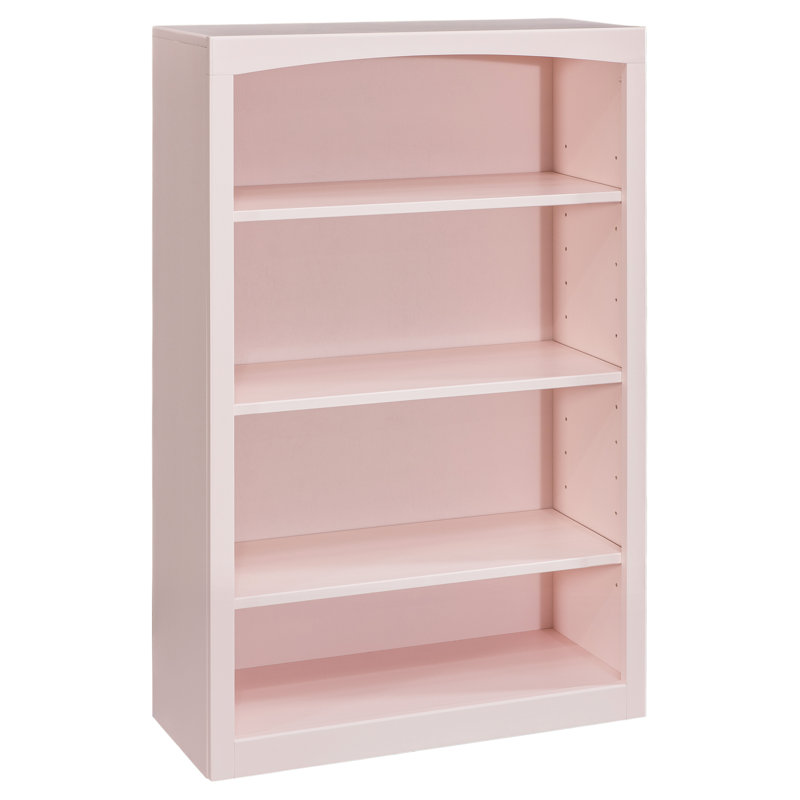Bibliothèque classique Ossy, Rosé, (4 tablettes) H 48 po x l 30 po x P 12 po