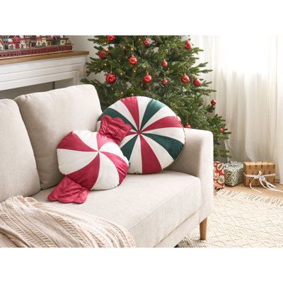 TWIRL TREATS Geometric Novelty Throw Cushion