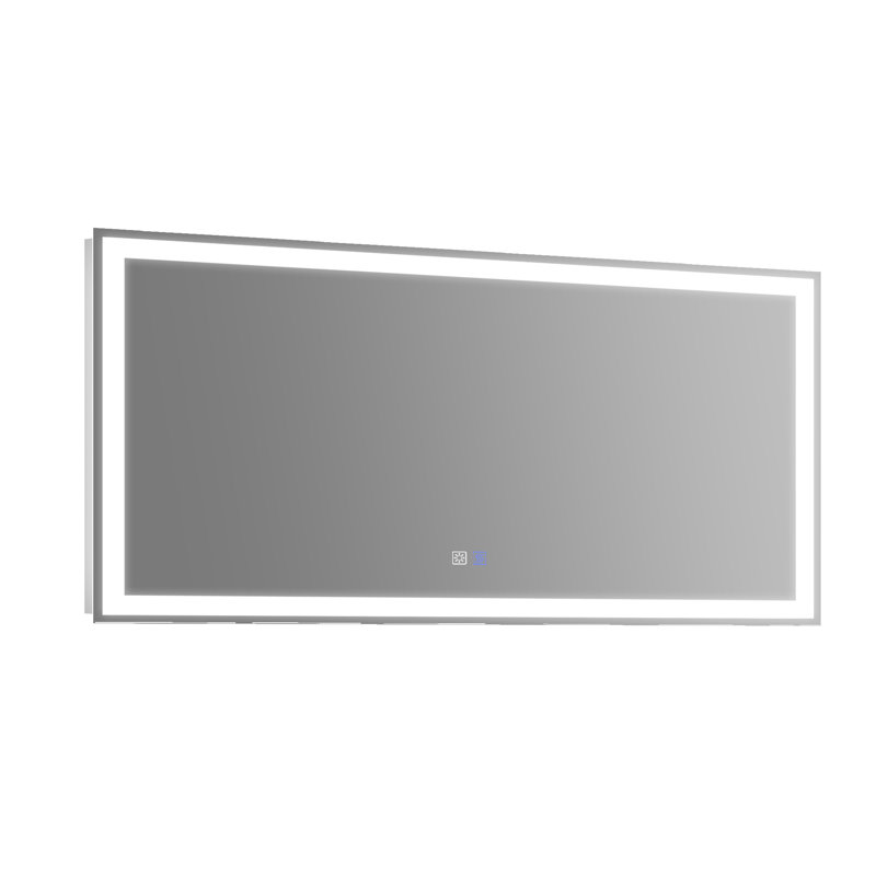 Kolston Metal Rectangle Wall Mirror, 30" x 55"