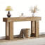 Console rustique à finition de bois - table d'appoint d'inspiration campagnarde