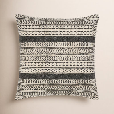 Zetta Geometric Cotton Throw Pillow