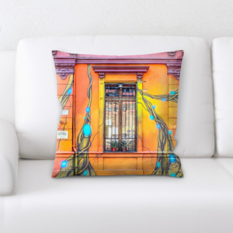 Microsuede Throw Pillow
