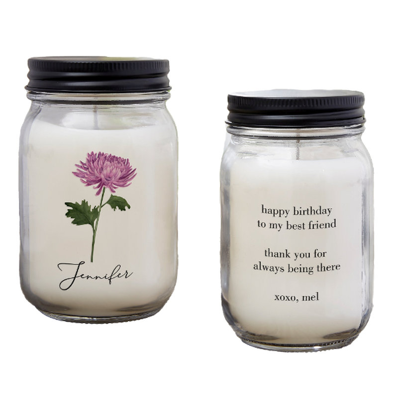 Bougie parfumée naissance, Oui