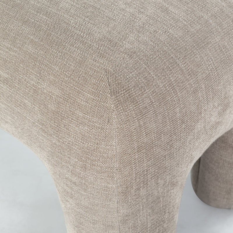 Tamlyn Performance Fabric Bench, Light Brown