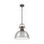 Luminaire suspendu 1 lumière avec tige Bryceton-107150039-107150024