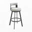 Tabouret tournant 30 "en métal avec similicuir-780076924-780076927
