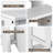 Pocklingt 3 - Step Solid Wood Lightweight Folding Step Stool
