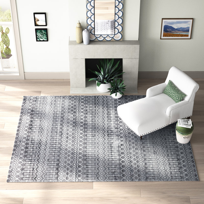 Zena Geometric Indoor Rug, Rectangle 7'10" x 10'