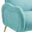 Chaise pour chambre à coucher - Fauteuil d'appoint Cyan
