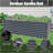 8X4x2 Ft Galvanized Raised Garden Bed, Outdoor Planter Garden Boxes Large Metal Planter Box For Gardening Vegetables Fruits Flowers,Gray-1698953457-1698953458