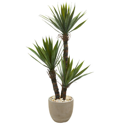 Faux Yucca Tree in Planter