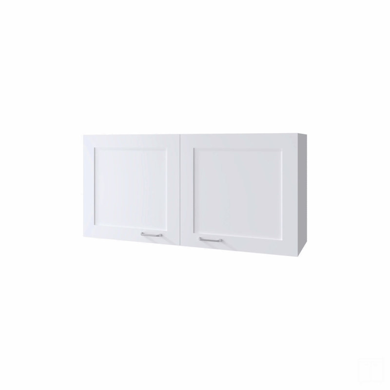 Kitchen Wall Cabinet With 2 Doors, White