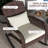 Outsunny Outdoor Wicker Adirondack Rocking Chair, Patio Rattan Rocker Chair With High Back, Seat Cushion, And Pillow For Garden, Porch, Balcony, Cream White-239995702-239995696