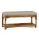 Summer Retreat Wicker Shelf Storage Bench