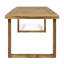 Ensemble de salle à manger extensible d'extérieur en bois d'acacia 7 pièces-2023665139-2023665138
