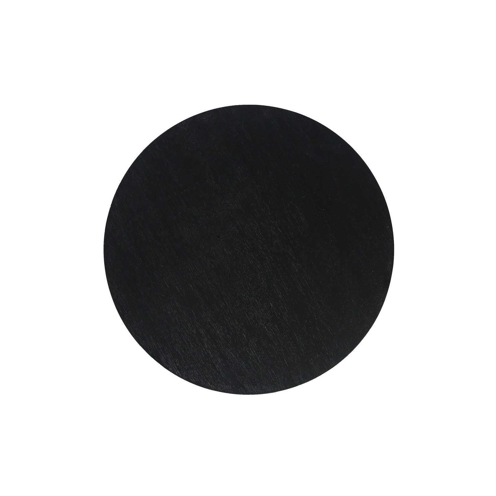 Deia Pedestal End Table, Black