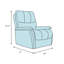 Fauteuil inclinable manuel moderne de 26 po de largeur Modern Home-1003315344