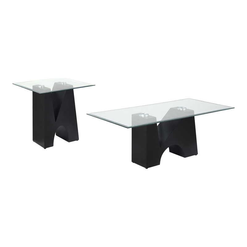Ensemble de tables basses Criswell, 2 pièces: table de bout, table basse