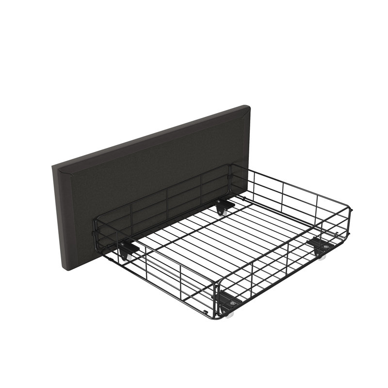 Storage Bed, European Double (145cm x 208cm), Grey