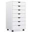 Commode 7 tiroirs, armoire de rangement à roulettes, commode-1259384018