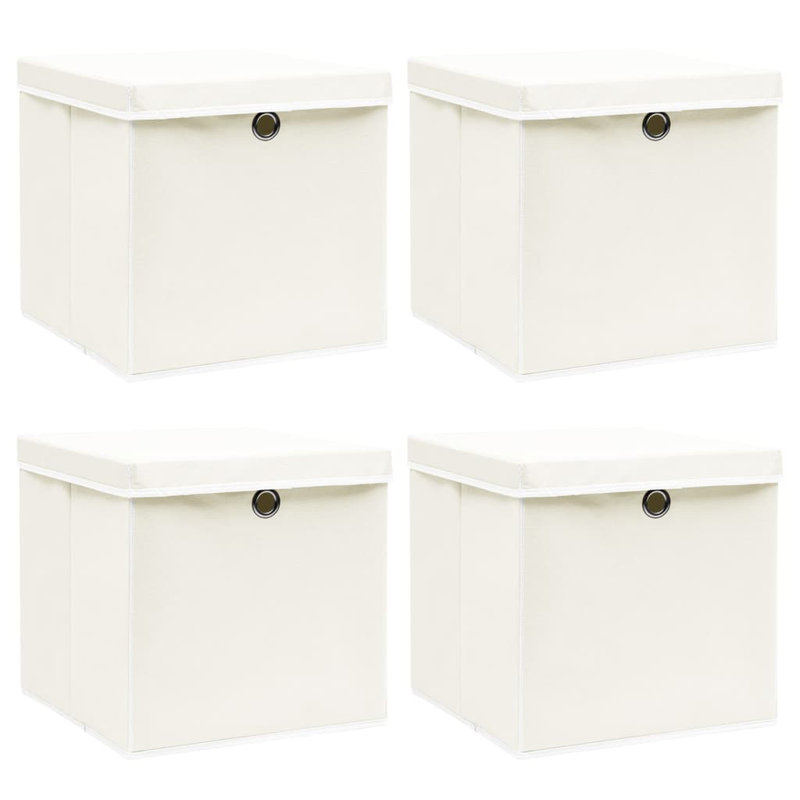 Bac de rangement en tissu Latitude Run®, gris, H 12,6 po x l 12,6 po x P 12,6 po