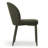 Modern 39" Round Glass Dining Table Set With 4 Upholstered Dining Chairs-1996510215