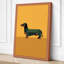 Dachshund Profile Minimalist - Wrapped Canvas-2139609008-2139609036