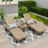 Joubert Outdoor Chaise Lounge with Table-89127287