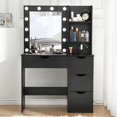 Meuble-lavabo avec miroir et lumières