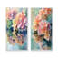 Hydrangées abstraites, été, réflexion I - impressions sur toile florales, 2 pièces-409644796-409644794