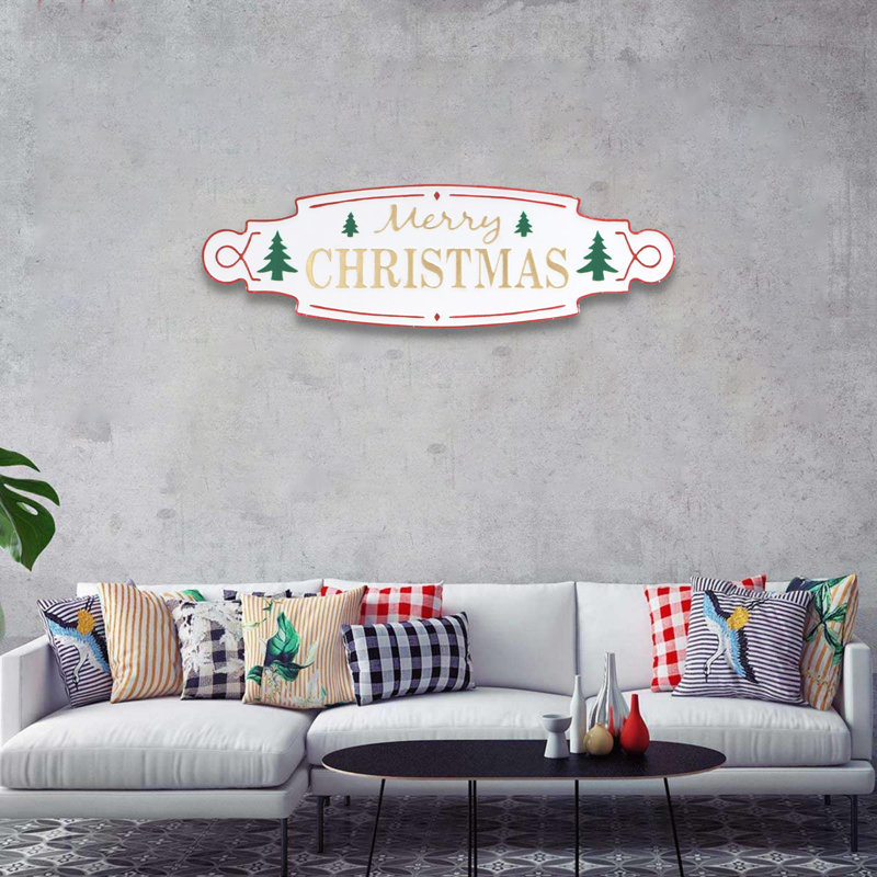 Enseigne festive de joyeux Noël