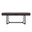 Bureau d'ordinateur moderne 70,87 ", bureau d'étude et de travail, pieds en Y en métal