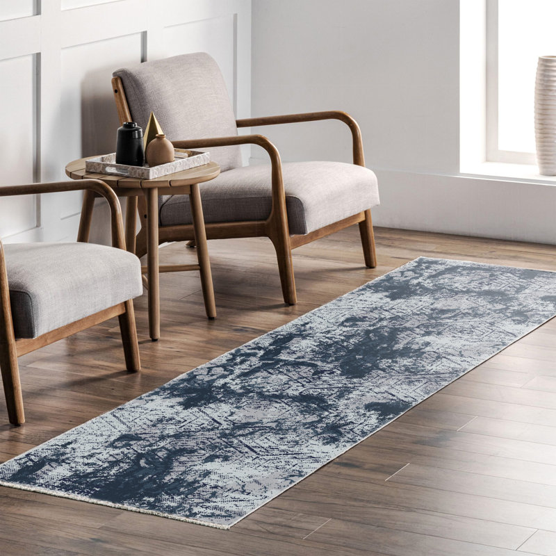 Tapis rectangulaire Zyir avec envers antidérapant, Rectangle 5 pi 3 po x 8 pi 3 po