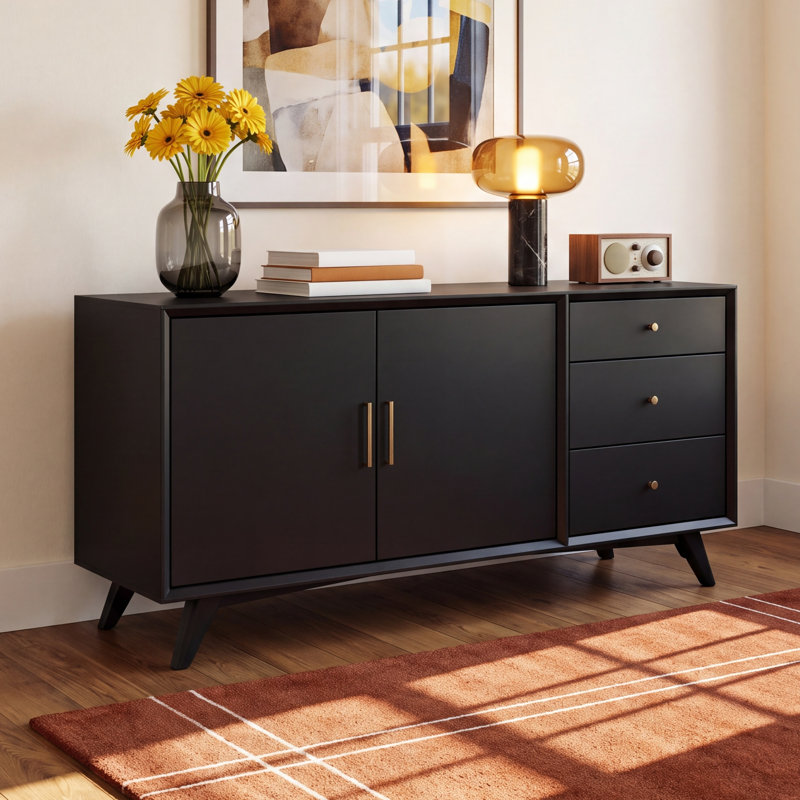 Williams 58" Sideboard, Black