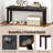 Ahnari Polyurethane (PU) Upholstered Bench-1266129363