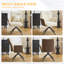 Chaise de bureau pivotante en queue d'aronde 28,3 po Chenille-404207786