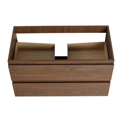 35.19" Wall-Mounted Bathroom Vanity (Only The Cabinet Body)