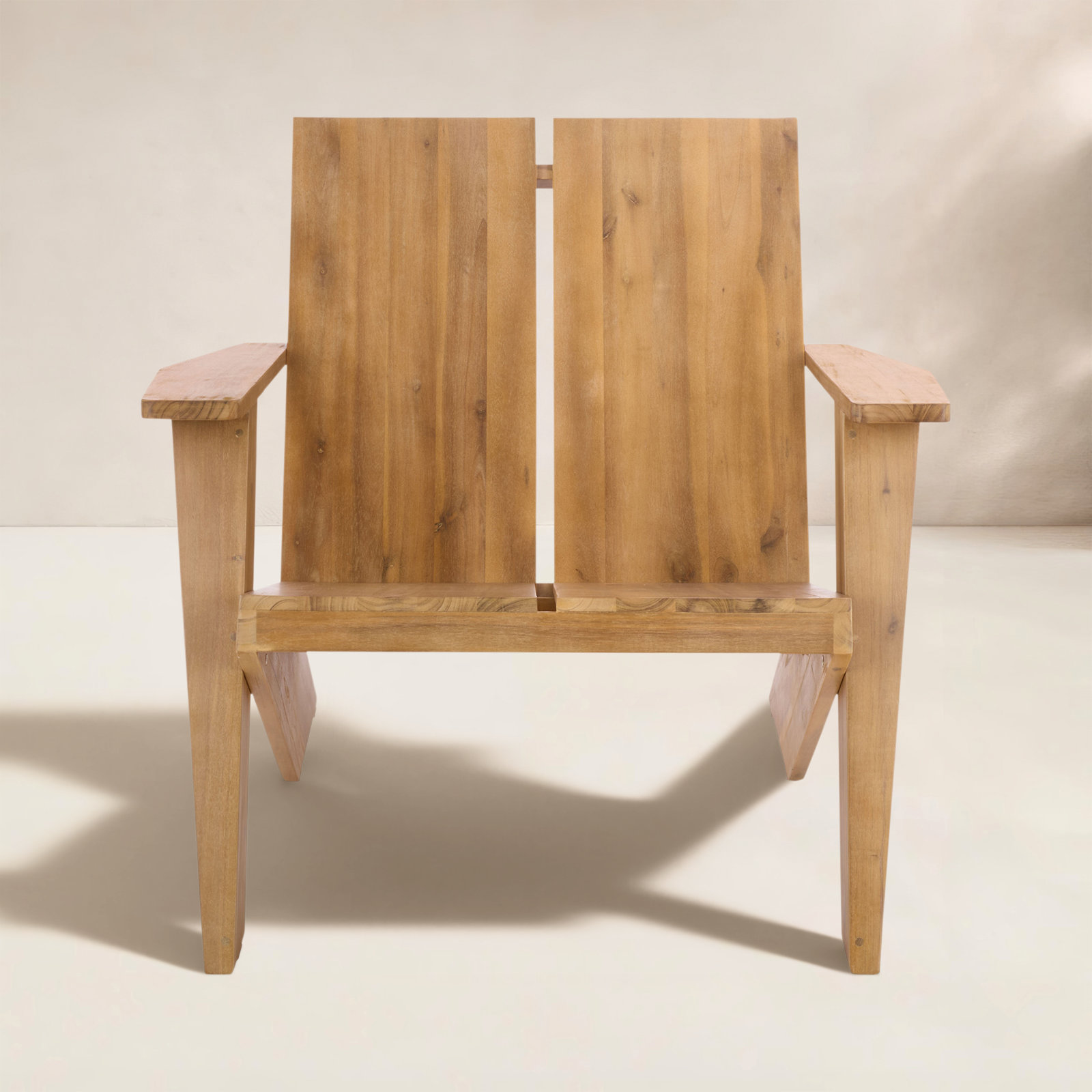 Guthrie Teak Adirondack Chair, Oak