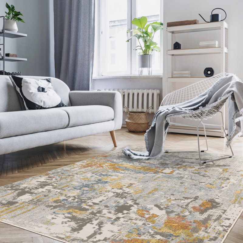Belinda Abstract Rug, Rectangle 3'3" x 5'