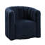 Chaise pivotante moderne avec boucle bleue, poids de 85,75 lb élégant et confortable-118039876